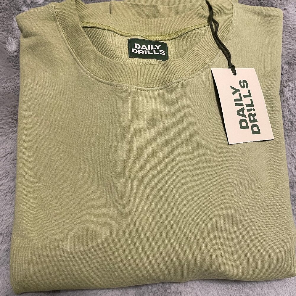 Daily Drills Light Green Sweatshirt